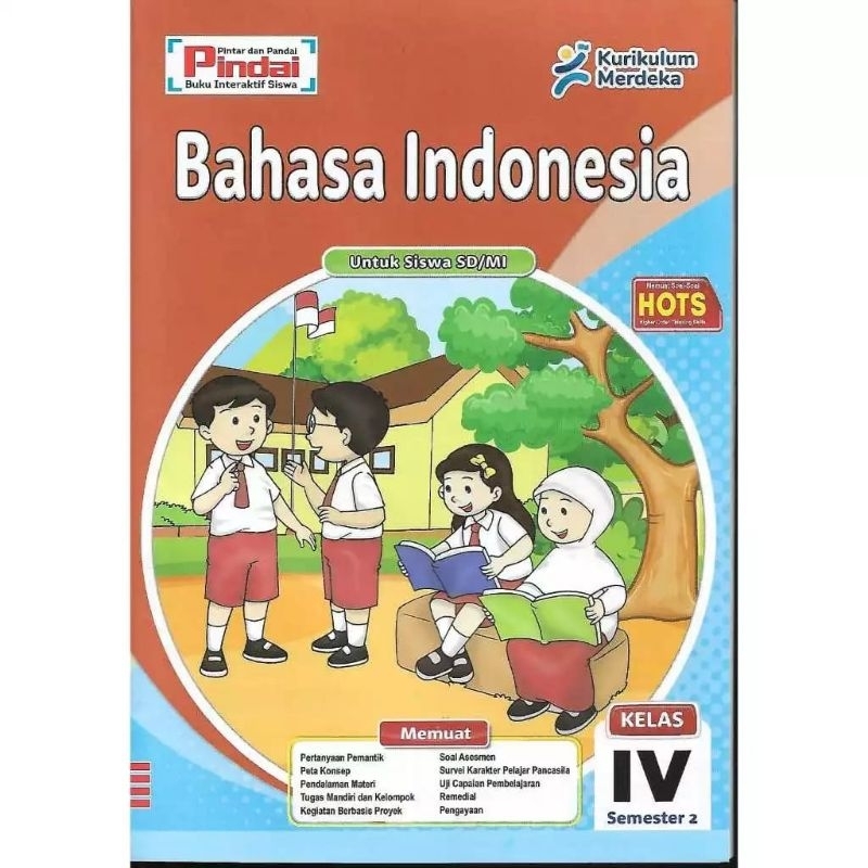 Buku LKS Bahasa Indonesia Kelas 4 SD/MI Kurikulum Merdeka Semester 2