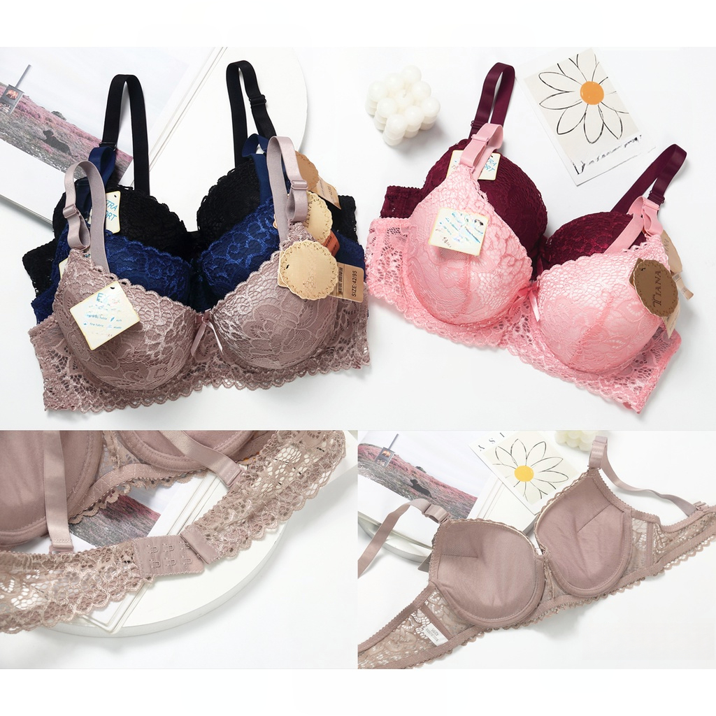 BRA?BH BRUKAT KAWAT BUSA TEBAL WANITA UKURAN 36 - 44