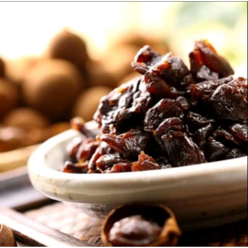

500gr longan bak hitam, long yan rou, daging lengkeng hitam