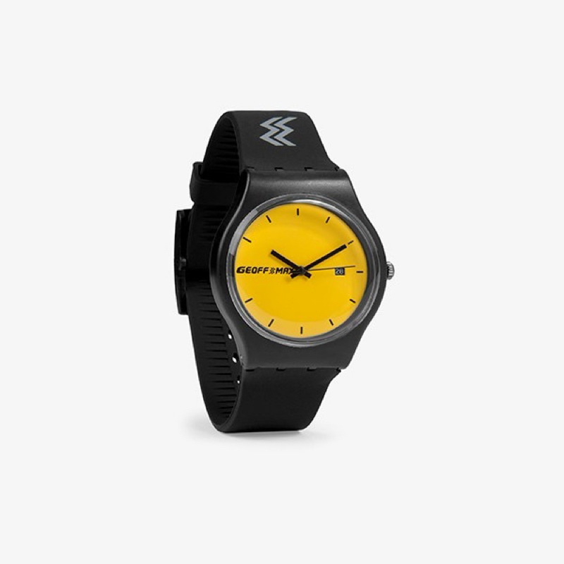 Jam Tangan Geoff Max Original - Midnight Black Yellow 1 | Watch | Jam Tangan Unisex