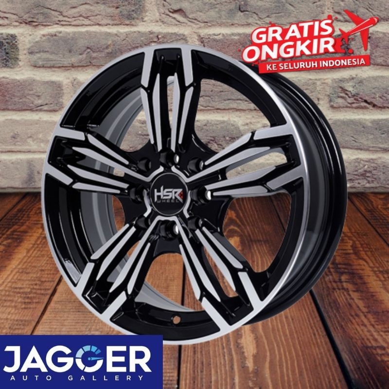 Velg racing hsr ring 14 hsr merkin cocok sama ban oem brio calya sigra