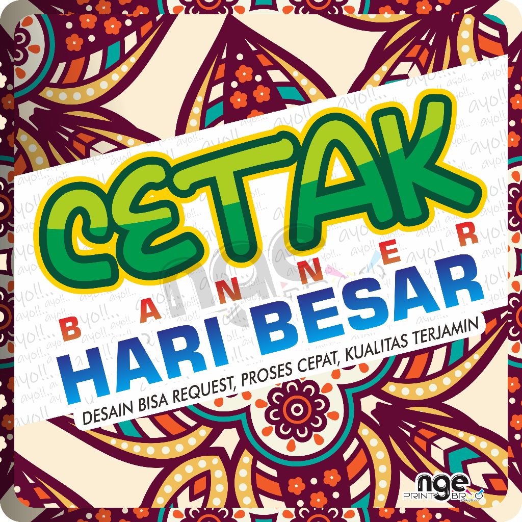 CETAK CUSTOM SPANDUK | BANNER | BALIHO | BACKDROP | HARI BESAR | CUSTOM DESAIN | CEPAT | 1 HARI JADI