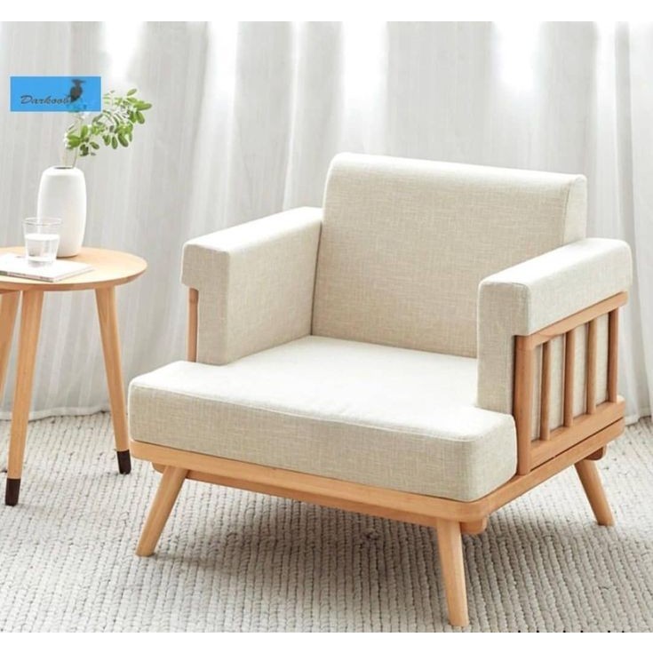 SOFA RETRO SINGLE SEATER KURSI SOFA 1 DUDUKAN SOFA MEWAH SOFA BERKUALITAS Benuniq