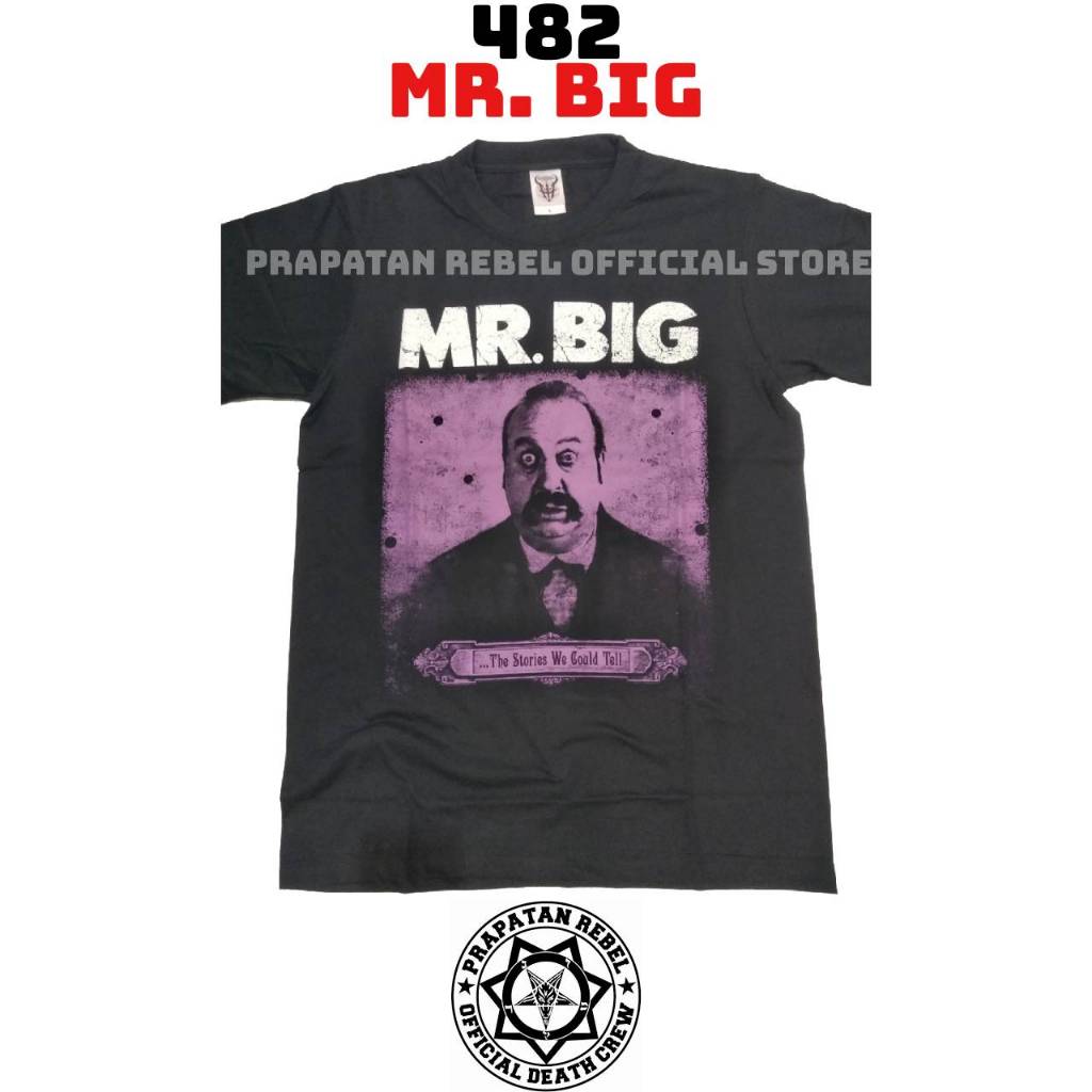 Kaos Pendek MR. BIG THE STORIES WE COULD TELL Kaos Musik Builtup Original PRAPATAN REBEL (482)