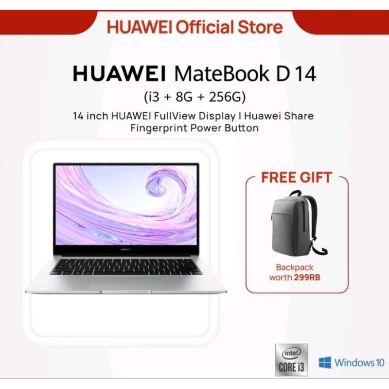 laptop second matebook D14