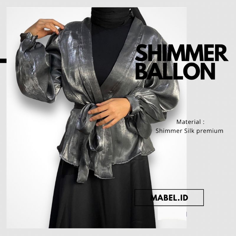 Outer Shimmer silk premium | Atasan wanita