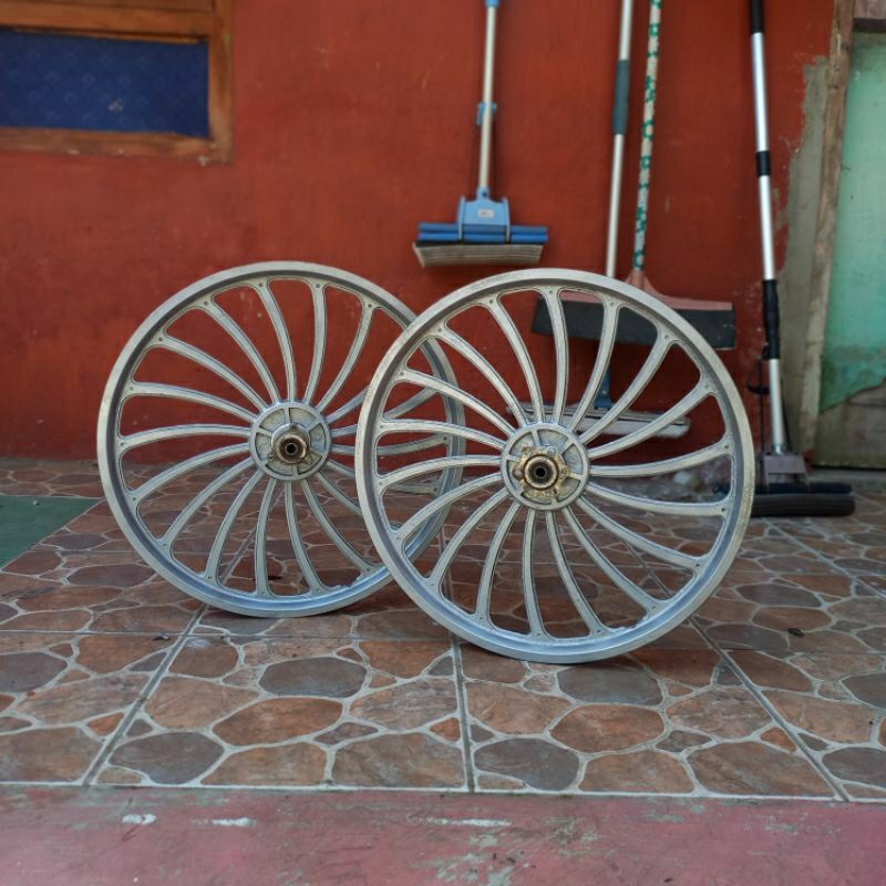velg sepeda Alloy model kipas wheelset ukuran 20 inch Minion minivelo bmx