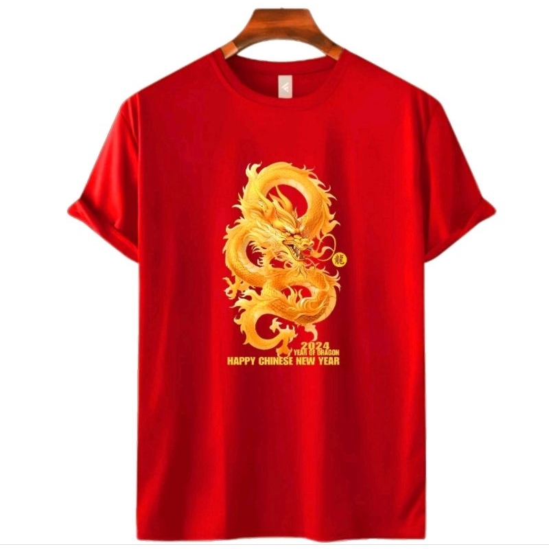 KAOS IMLEK 2024 PRIA WANITA TAHUN NAGA / KAOS IMLEK PRIA WANITA TERBARU TAHUN NAGA