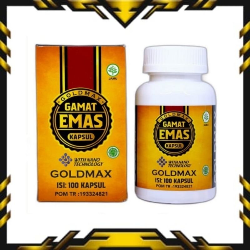 GOLDMAX Asli Original Walatra Gamat Emas 100 Kapsul BPOM
