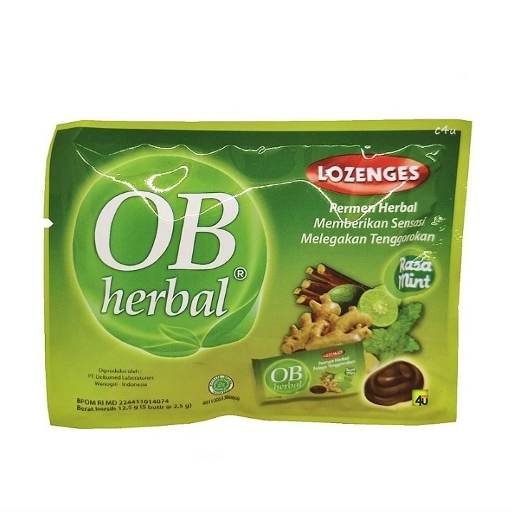 

OB Herbal Lozenges Mint 2,5 gr