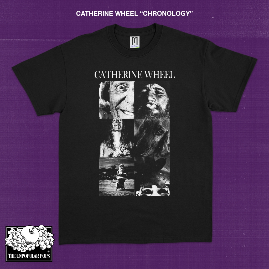 Kaos T-Shirt Baju Band Shoegaze CATHERINE WHEEL - CHRONOLOGY My Bloody Valentine Slowdive