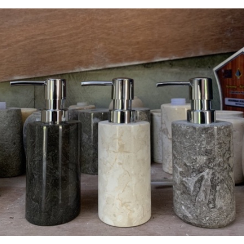 botol sabun cair marmer/dispenser sabun marmer/tempat sabun marmer
