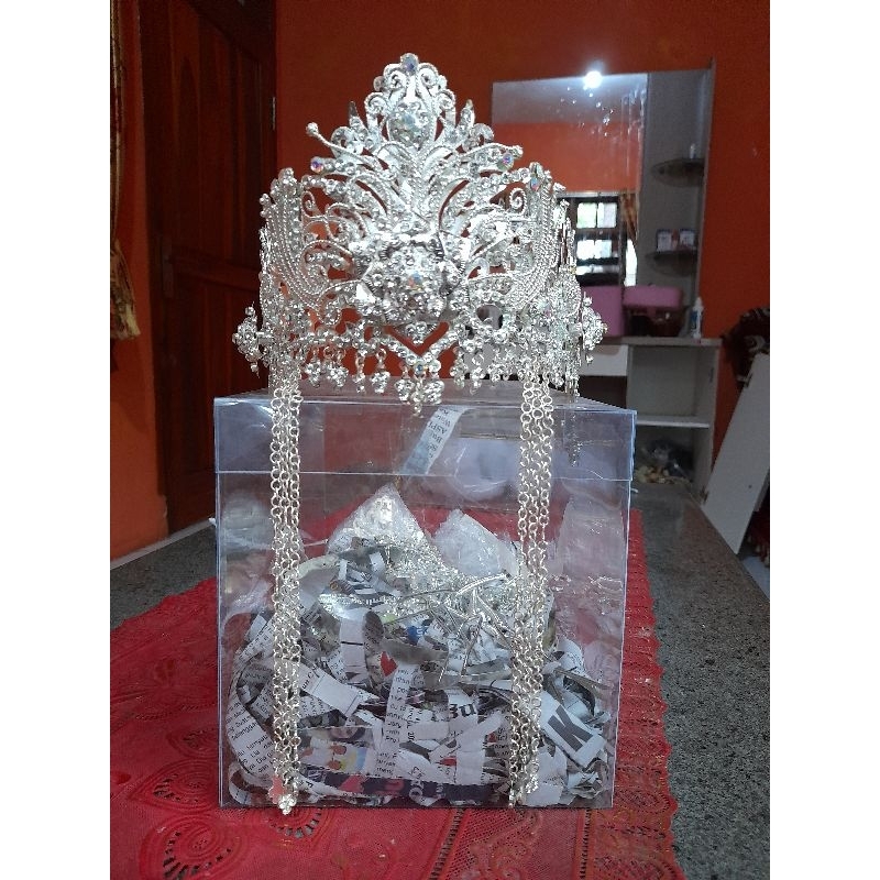 Pre Loved Siger Sunda satu set 5 mentul bonus set melati palsu
