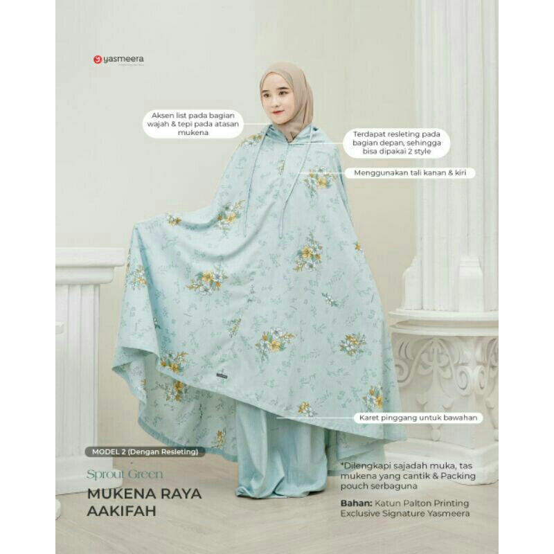 Mukena Aafikah model 2 by Yasmeera/mukena couple