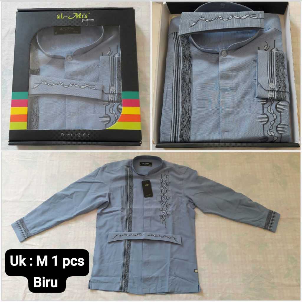 Baju Koko Al-Mia Platinum