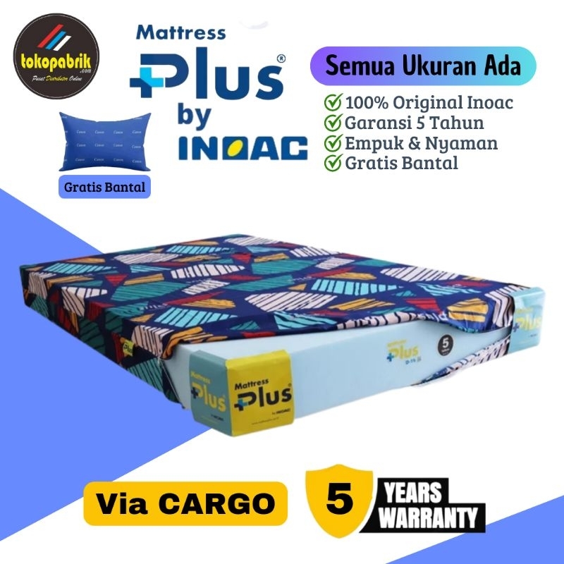 Kasur Busa Inoac Mplus Original Ukuran 120, 140, 160, 180 cm Tebal 20cm Kasur Full Busa Inoac Termur