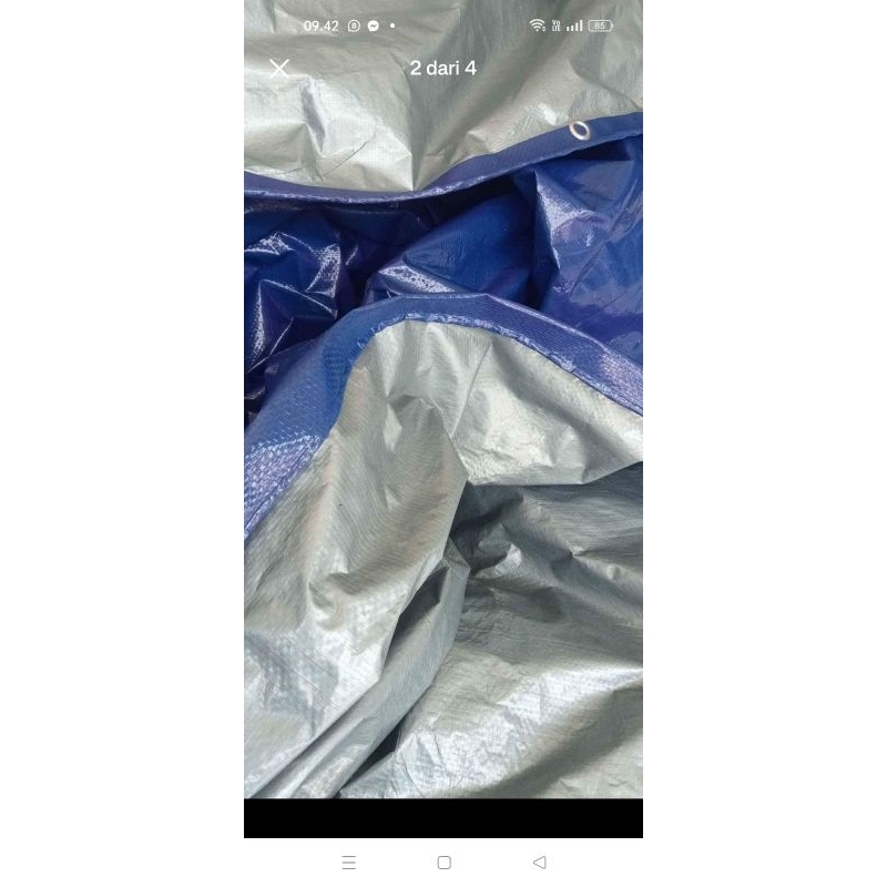 TERPAL A3 5X6 / 5X7 / 6x7/ 6X8 / 6X9 /BIRU SILVER/ TERPAL JEMUR PADI/ TERPAL PROYEK/ TERPAL TRUK/ TE
