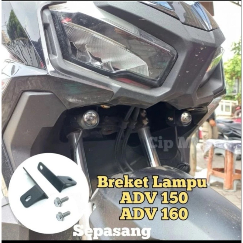 Lampu tembak adv 150 adv 160 bracket lampu mini driving saklar
