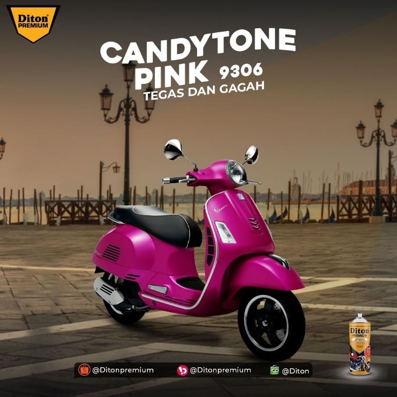cat motor/cat mobil/pilok diton premium candy tone pink 400cc
