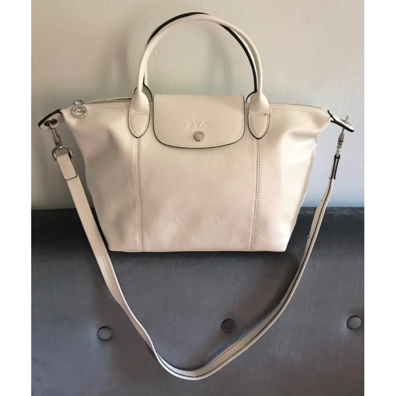 PL - LC white cuir small