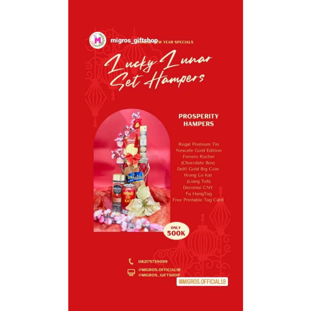 

CHINES NEW YEAR HAMPERS/ PROSPERITY HAMPERS PREMIUM