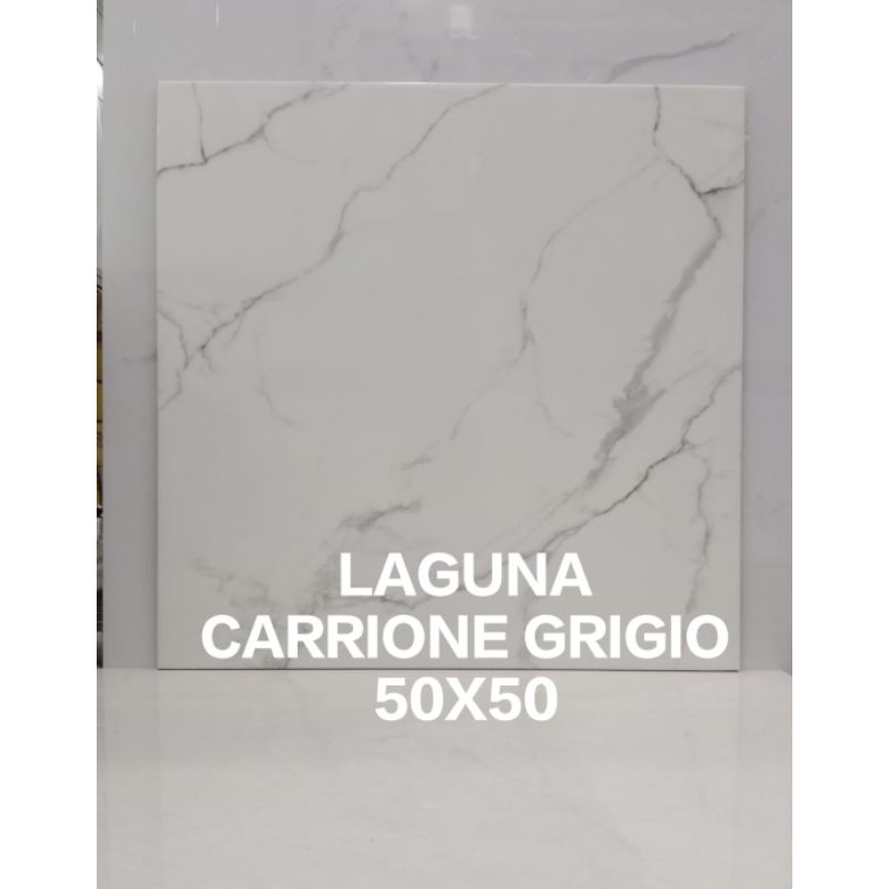 keramik lantai Laguna carrione grigio 50*50