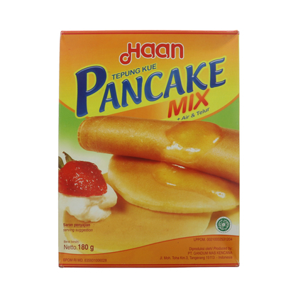 

Tepung Premix Pancake HAAN Original mix 180 gram