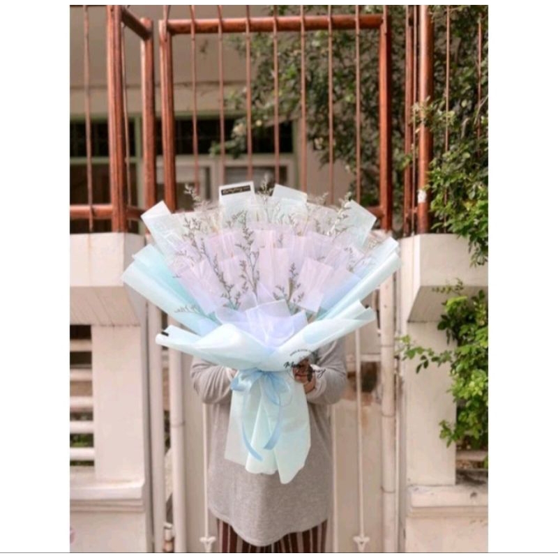 BUKET UANG KOSONGAN 30 SLOT/LEMBAR + BUNGA