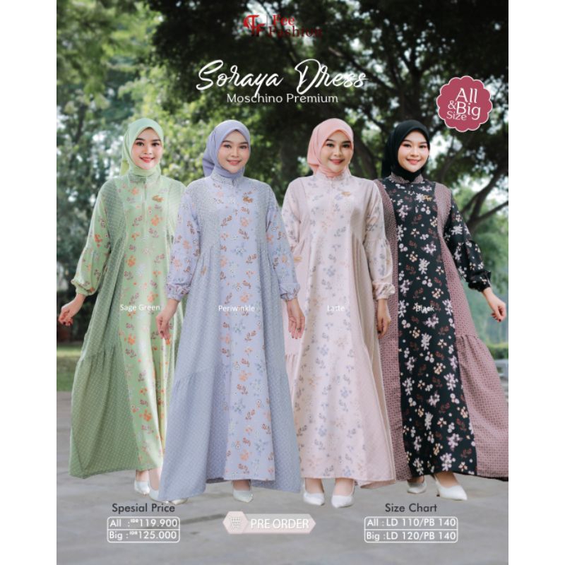 Per-Order✨Sarimbit 2024 Soraya, Khazanah Dan Aiza Dress By Fee Fashion✅