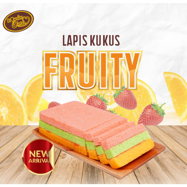 

TERLARISS !! LAPIS KUKUS FRUITY - CAKE RAINBOW
