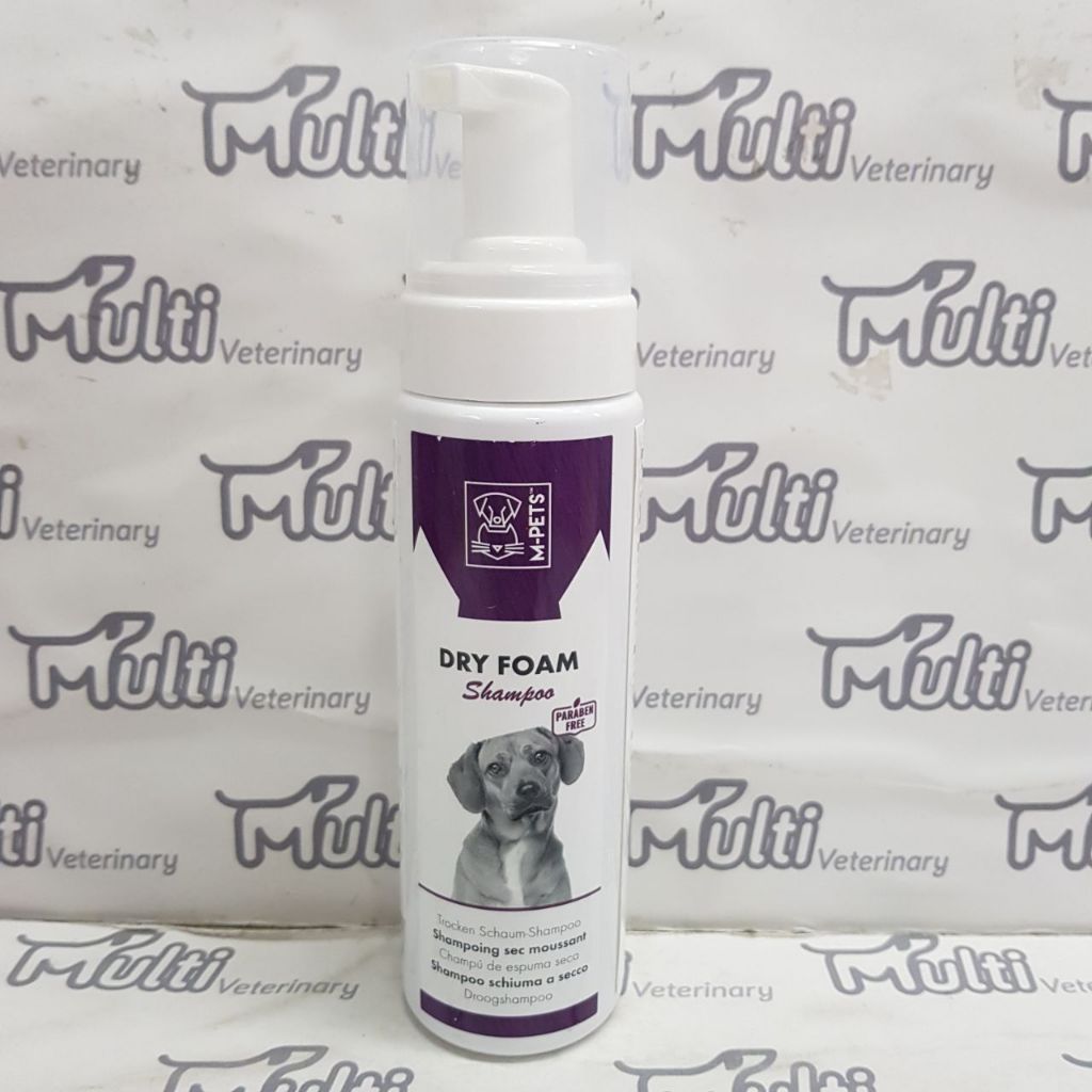 MPets DRY FOAM Shampoo 230ml Sampo Kering Kucing Anjing