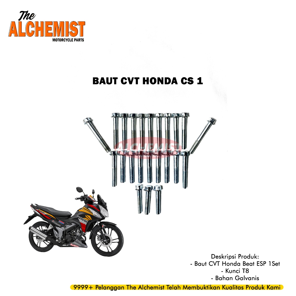 Baut Block Mesin CS 1 / Baud Bak Mesin Honda CS 1 / Baut Baud Block Mesin Kanan Kiri Honda CS 1