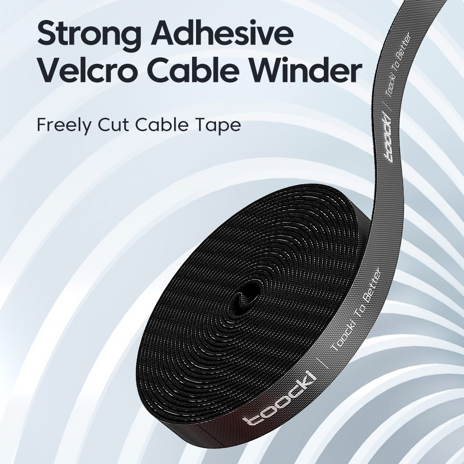 Kabel Klip Organizer / VELCRO Klip Cable / Pengikat Perekat Kabel Baseus Organizer 1M 2M 3M 5M / Pen