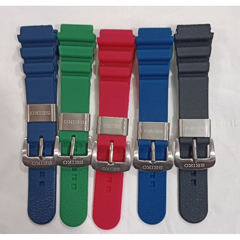 Strap jam tangan SEIKO DRIVER tali jam tangan SEIKO 22mm