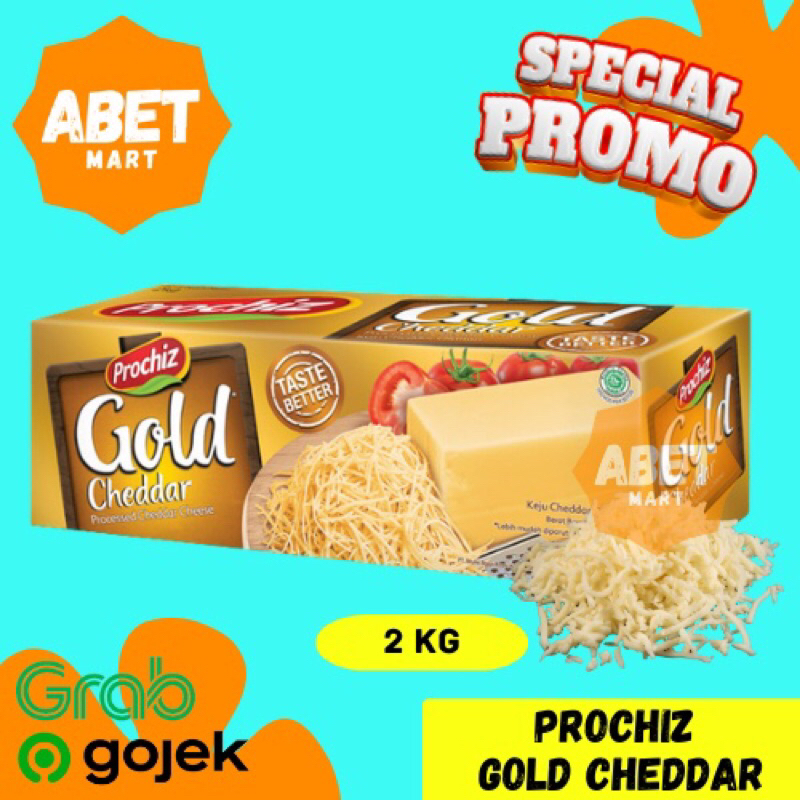 

Keju Prochiz Gold Kemasan 2 Kg - 2Kg Pro Chiz Cheese Cheddar Dus Pak Martabak