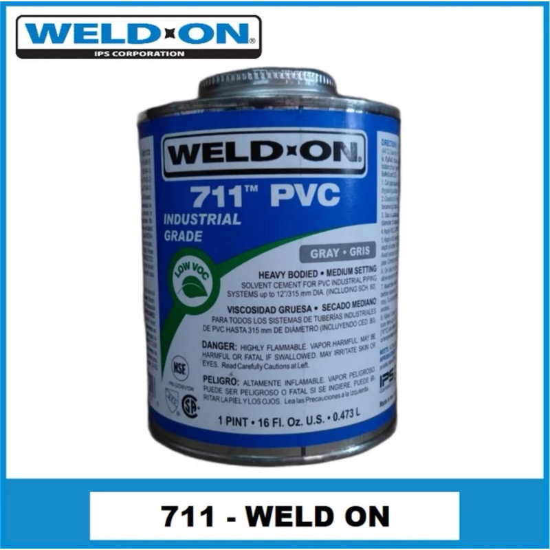 

Lem Weld On 711 PVC Industrial Grade