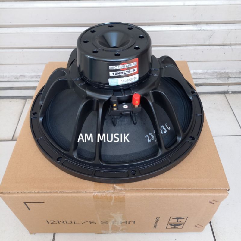 SPEAKER B&C 12NDL76 NEODYMIUM WOOFER SPEAKER 12 INCH