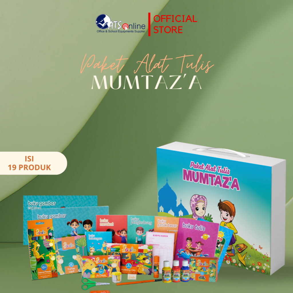

GRAFIE Mumtaza Paket ATK Alat Tulis Anak Lengkap