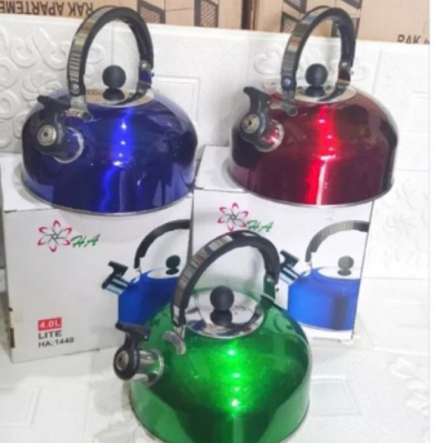 KETTLE STAINLESS STEEL 3 Liter - 4 LITER//TEKO BUNYI SIUL - TEKO SIUL