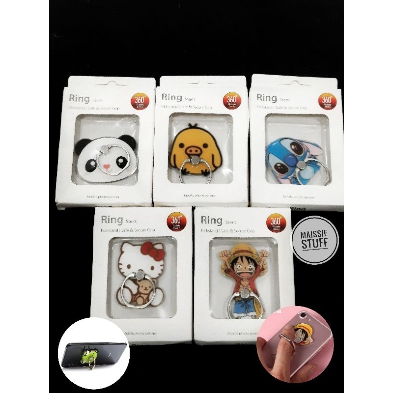 RING HANDPHONE HOLDER STANDING HP KARAKTER
