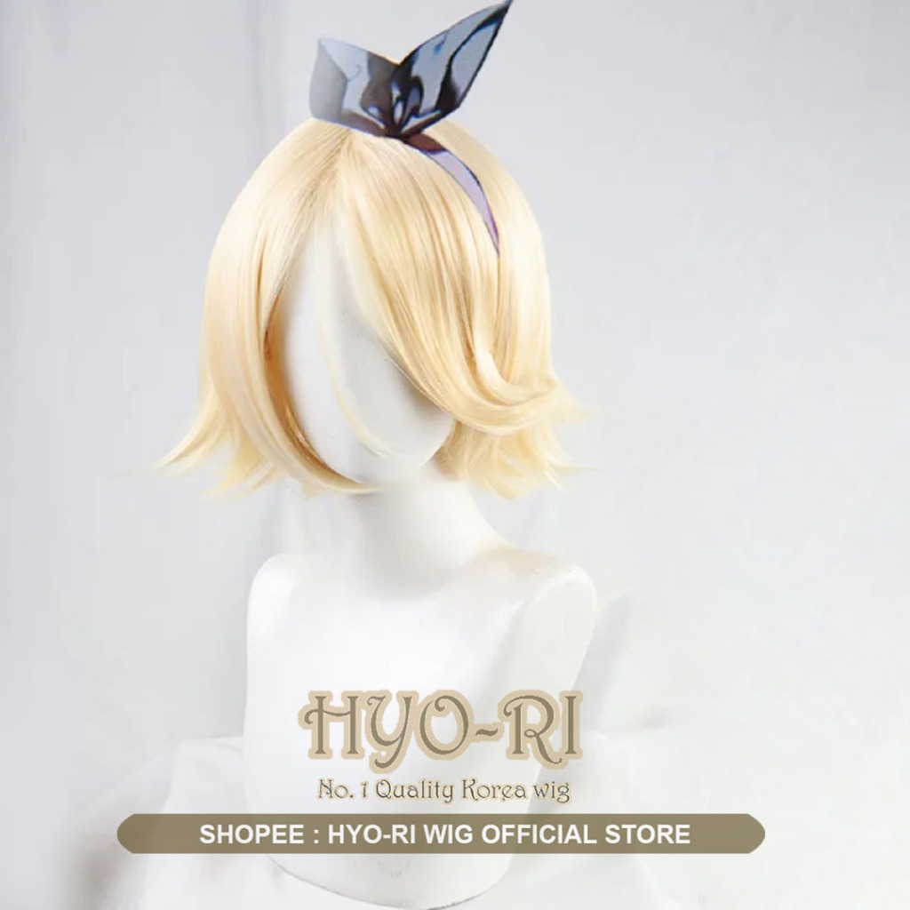 HYO-RI WIG : WIG RIN KAGAMINE WIG KAGAMINE RIN WIG COSPLAY ANIME PROJECT SEKAI