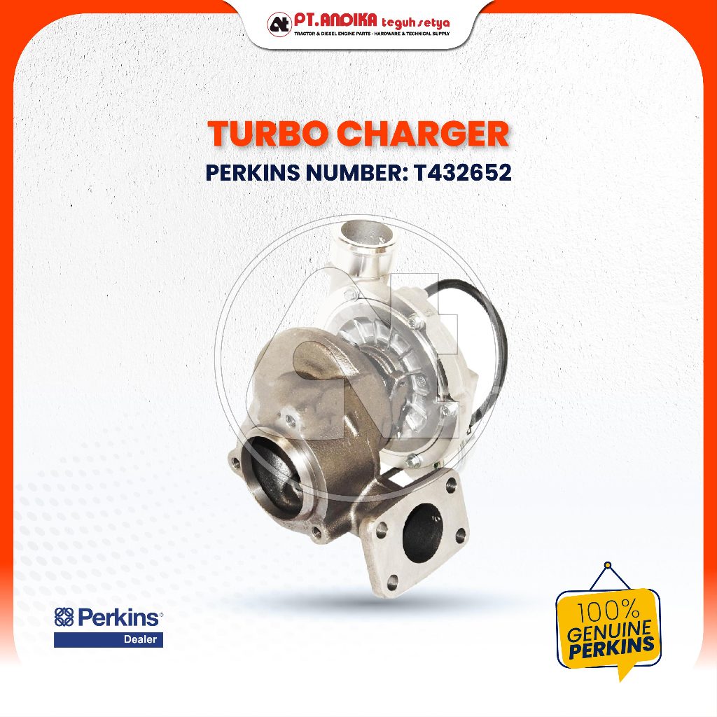 PERKINS T432652 TURBO CHARGER 100% GENUINE PERKINS / 2674A226 2373786