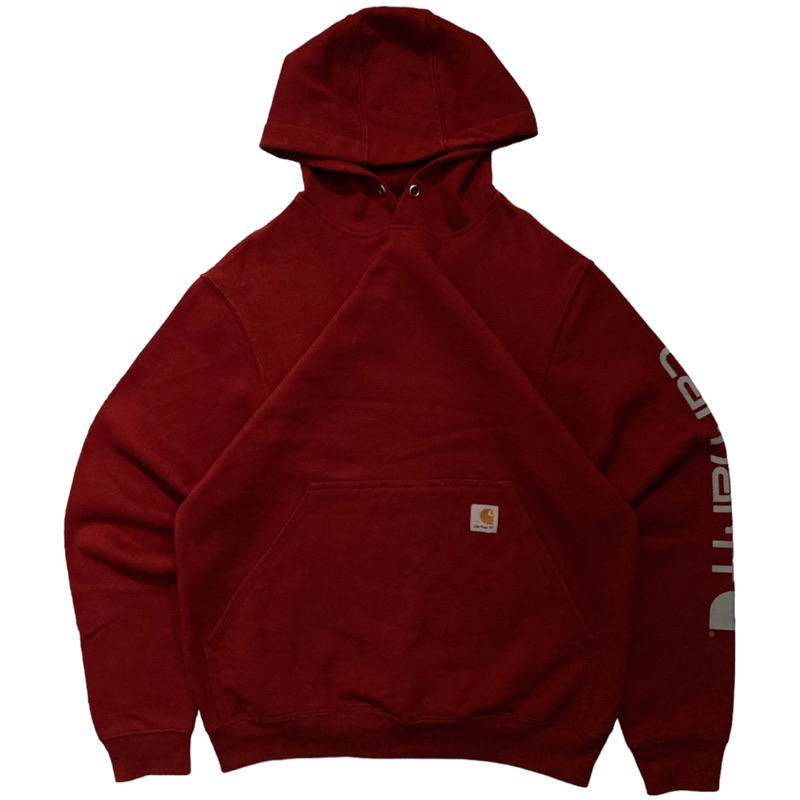 Carhartt Hoodie Spell Out K288 608 Maroon