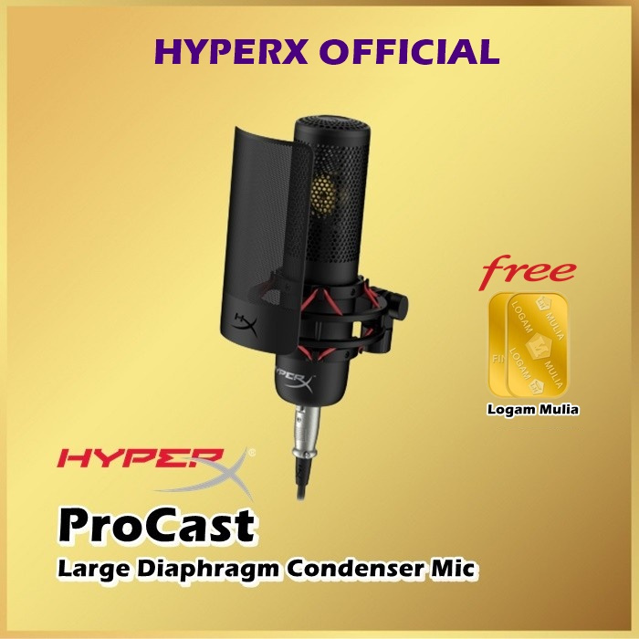 hyperx ProCast Mikrofon Kondensor XLR