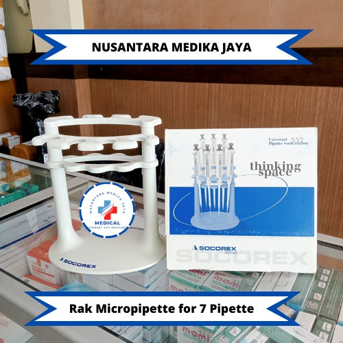 Rak Mikropipet Socorex Rak Micropipette for 7 Pipette Workstation Rak Pipet Socorex