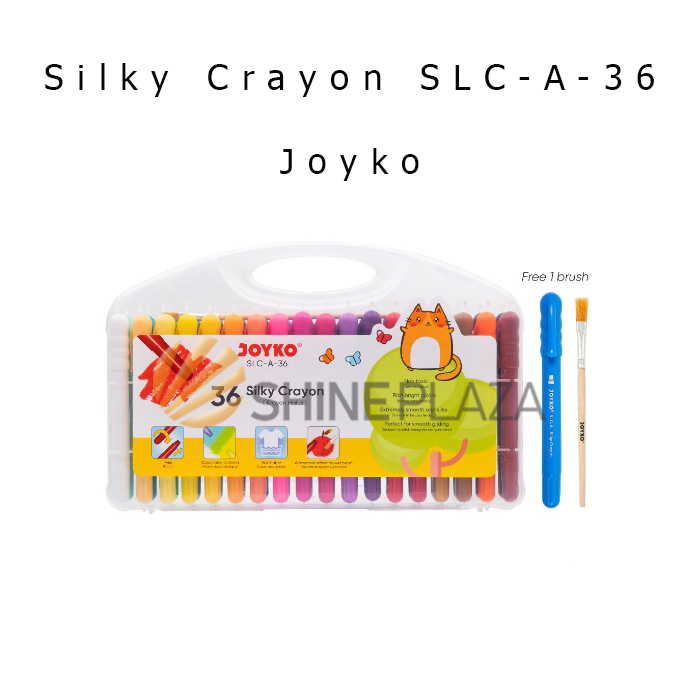 

Silky Crayon 36 Colors - Krayon Halus Joyko SLC-A-36 Warna