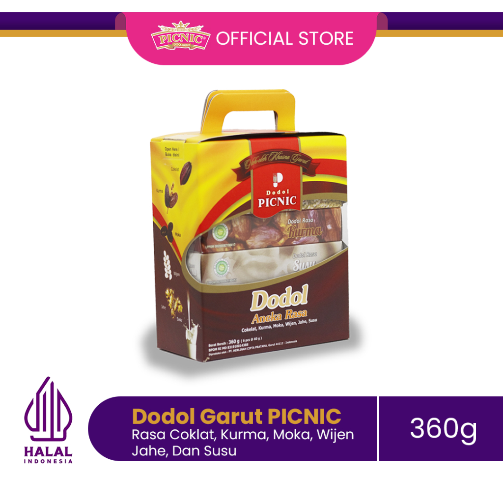 

Dodol Garut PICNIC Gift Mini Aneka Rasa