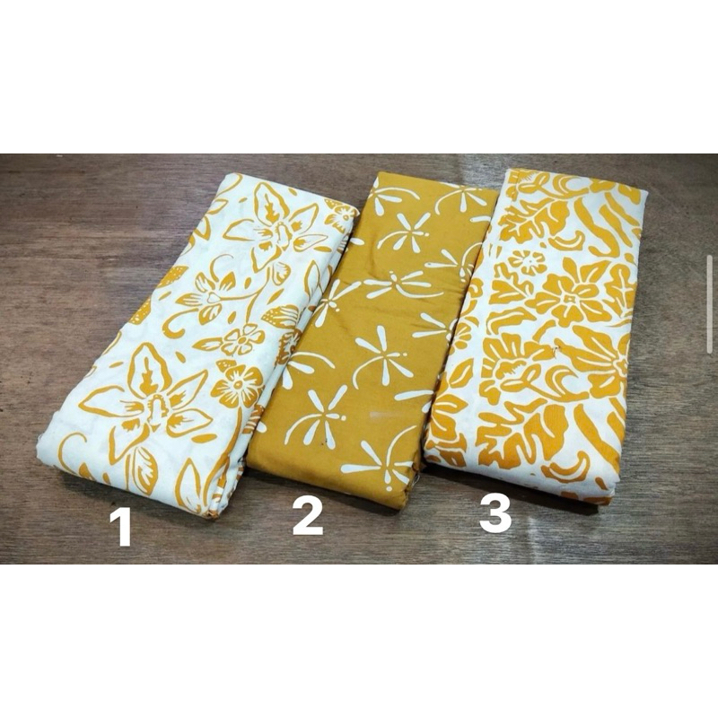 Batik Cap Garutan Kuning