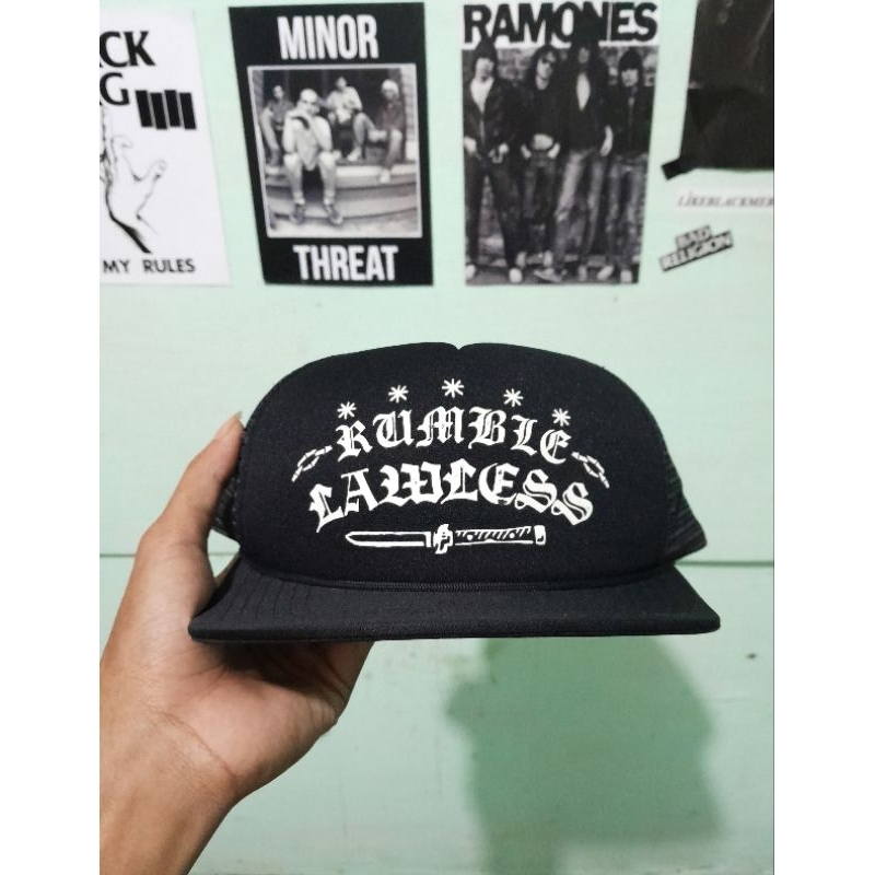 Trucker Hat RUMBLE x LAWLESS (Likeblackmerch)