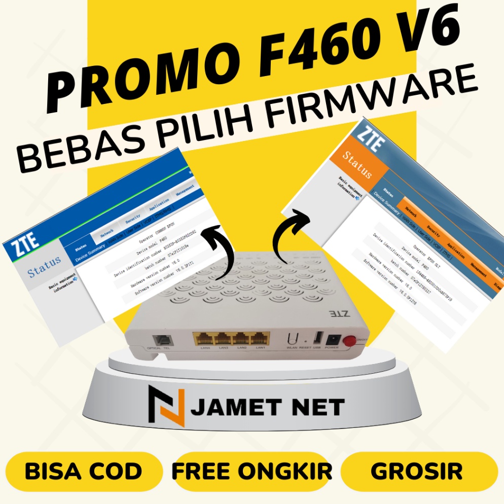 ART A77X ZTE F46 V6 EPON ONU